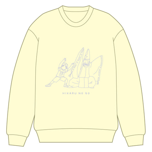 『ヒカルの碁』スウェット ライトイエロー XLサイズ